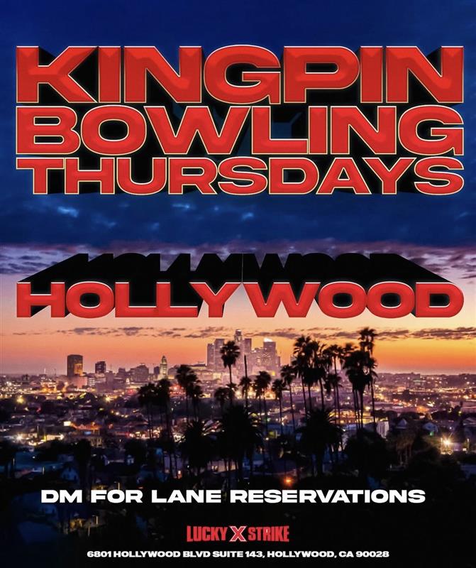 KINGPIN BOWLING THURSDAYS - ALL STAR WEEKEND