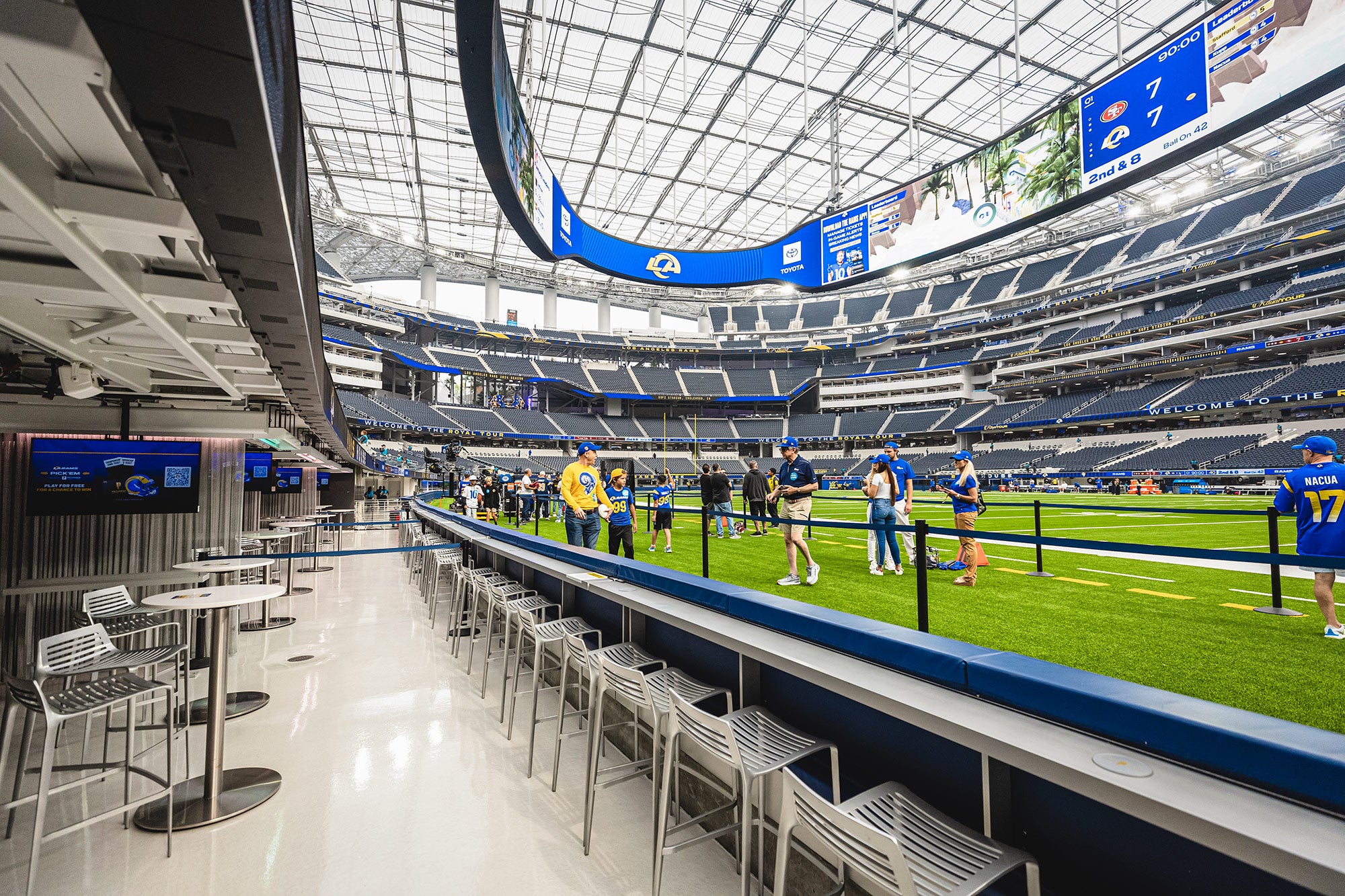 Los Angeles Rams vs Arizona Cardinals Field-side Suite Experience